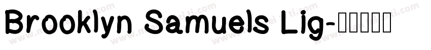 Brooklyn Samuels Lig字体转换